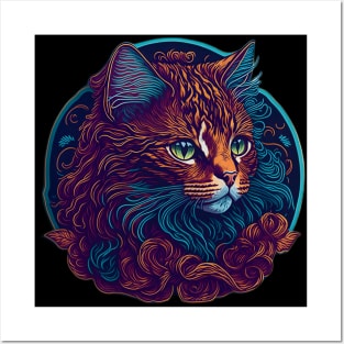 Cat Breed - American Curl Posters and Art